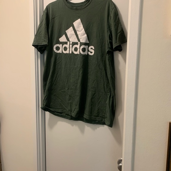 Adidas Amplifier Tee T-Shirt Men's Size XL Short Sleeve Hunter Green - Picture 1 of 4